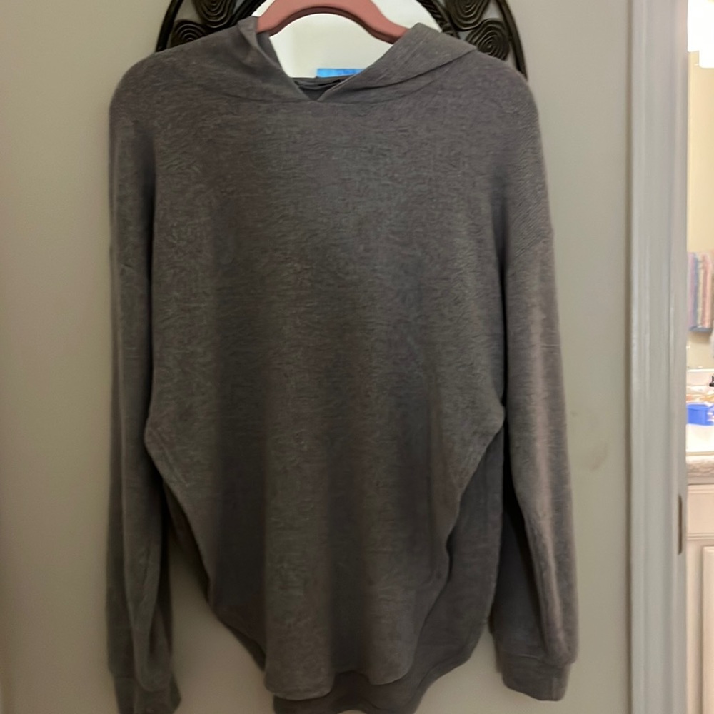 Gray fashion nova hoodie size medium